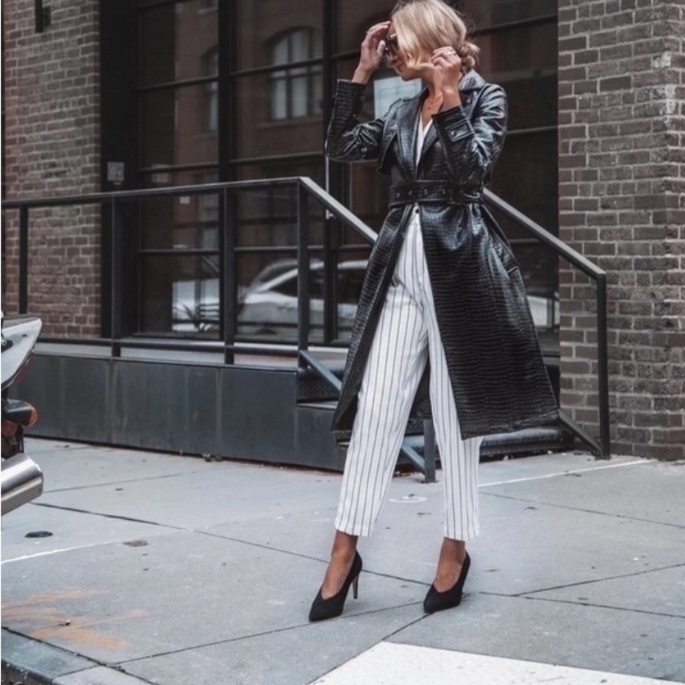 Habitual Abigail Pinstripe Ankle Trousers